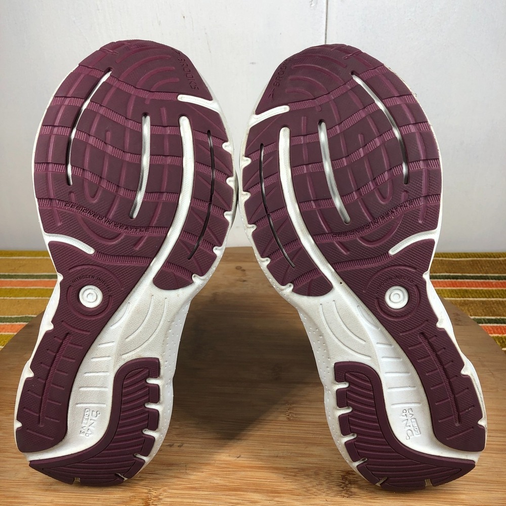 brooks glycerin 20 womens size 9 shoes purple athletic running sneakers - Picture 12 of 13